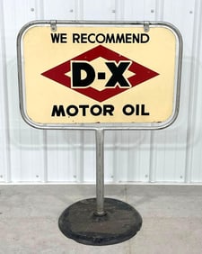 We Recommend D-X Motor Oil Porcelain Curb Sign (TAC)