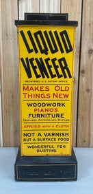 Liquid Veneer "Makes Old Things New" Metal Display (TAC)