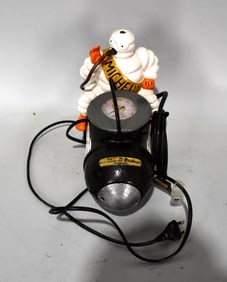 Small Michelin Bibendum Air Compressor Restored