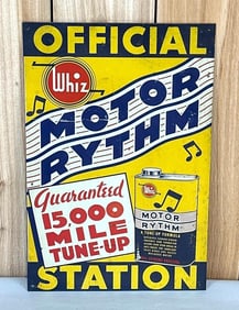 Whiz Motor Rythm Official Station Metal Sign (TAC)