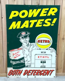 AETNA Power Mates & Valvoline Cardboard Poster (TAC)