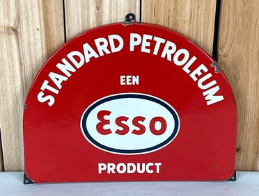 Standard Petroleum ESSO Product Porcelain Sign (TAC)