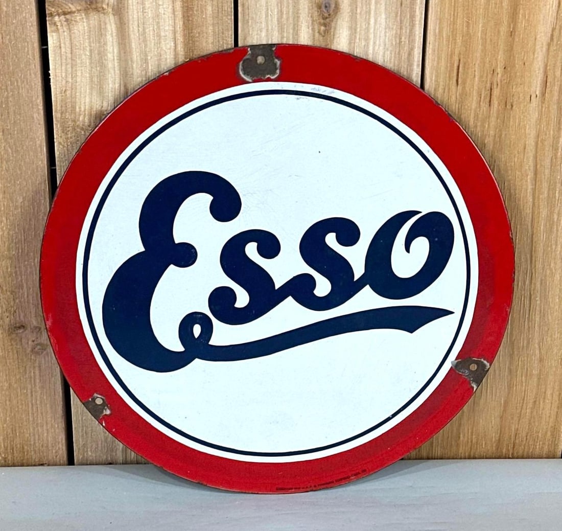 ESSO Porcelain Sign (TAC) (1 of 3)