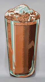 Large (Coca-Cola) Malt Metal Sign (TAC)