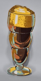 Small (Coca-Cola) Malt Metal Sign (TAC)
