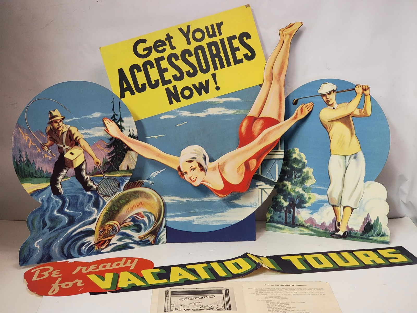 (Pure) Be Ready for Vacation Tours Cardboard Window Display (TAC) (1 of 8)