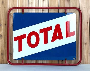 Total (gasoline) Porcelain Sign (TAC)