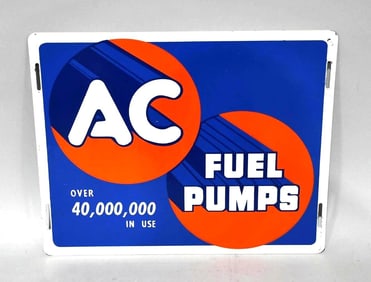 AC Fuel Pumps Metal Sign (TAC)
