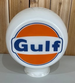 Gulf OPB Milk Glass Globe