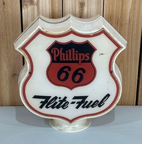 Phillips 66 Flite Fuel Plastic Globe
