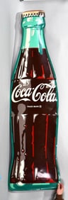 72" Coca-Cola Bottle Metal Sign (TAC)