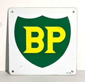 BP Porcelain Pump Sign