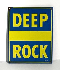 Deep Rock Porcelain Pump Sign