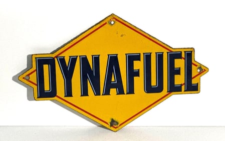 (Sunoco) Dynafuel Porcelain Pump Sign