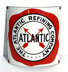 Atlantic Refining Co. Porcelain Pump Sign (TAC)