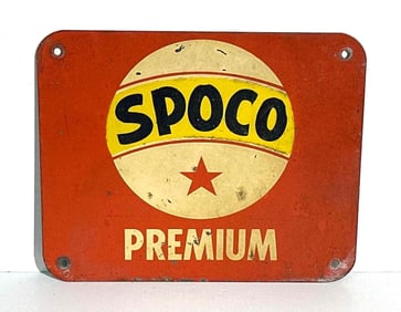 SPOCO Premium Metal Pump Sign