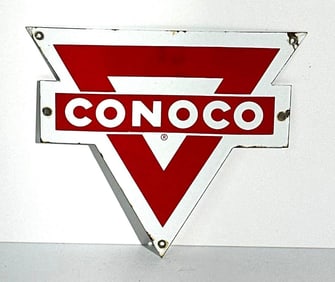 Conoco (Oil Rack) Porcelain Sign