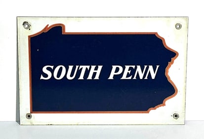 South Penn (pipe line) Porcelain Sign