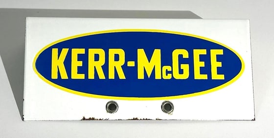 Kerr-McGee Porcelain Line Sign