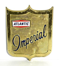 Atlantic Imperial Metal Pump Sign