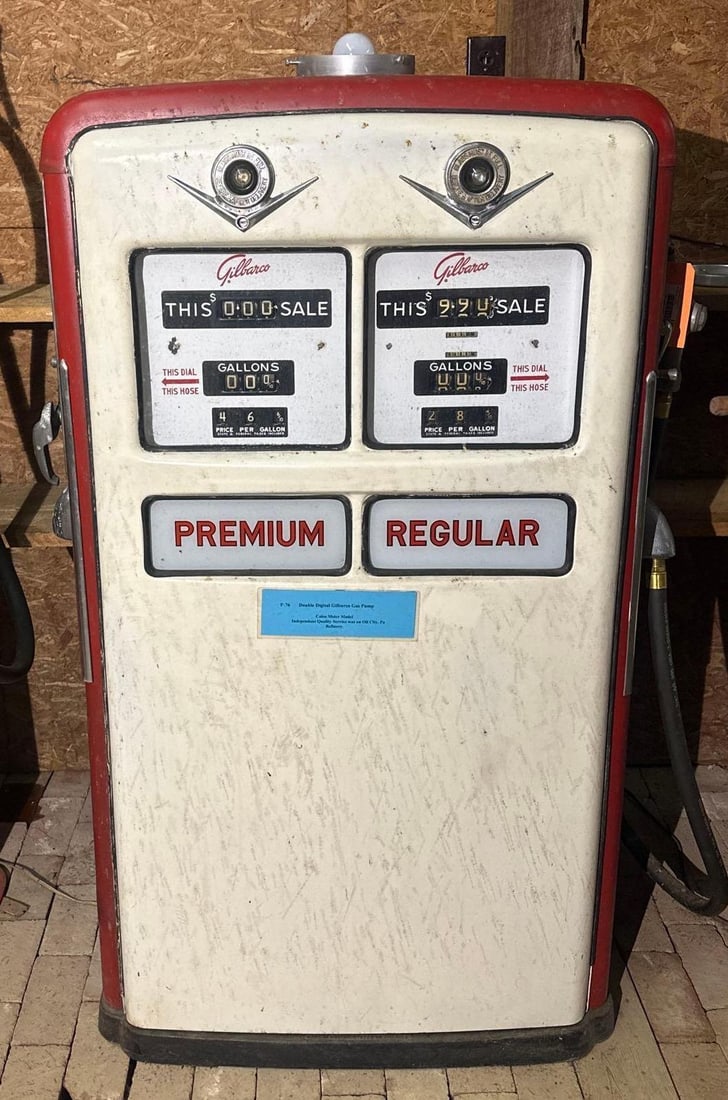 Gilbarco Model #? Double Computing Gas Pump (1 of 9)