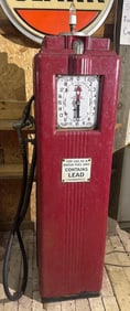 Super Rare Erie Model #80 Clock Face Gas Pump