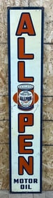 All Penn Motor Oil w/Can Image Metal Sign