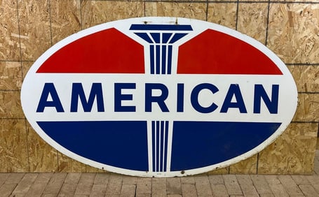American Porcelain Identification Sign