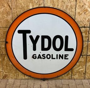 Tydol Gasoline Porcelain Sign