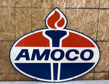 Amoco (smaller size) Metal Sign