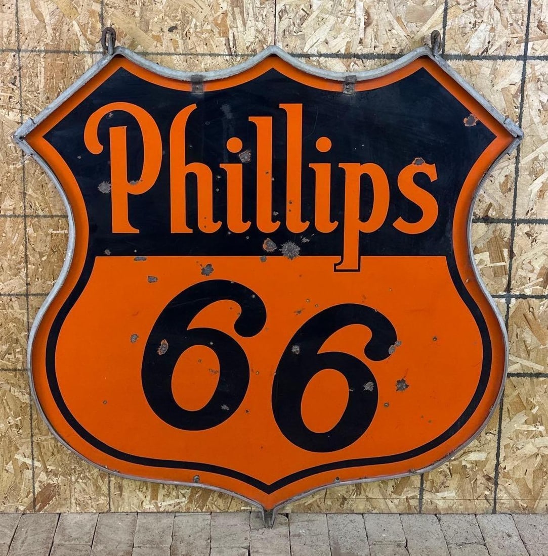 Phillips 66 (48) Porcelain Sign (1 of 5)
