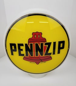 Pennzip 13.5" Glass Body Gas Pump Globe