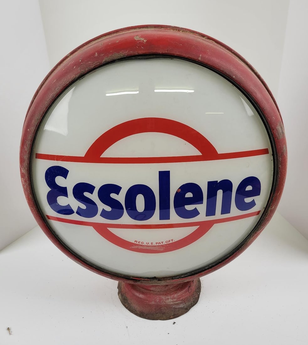 Essolene 15" Metal Body Gas Pump Globe (1 of 4)