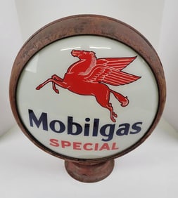 Mobilgas Special 15" Metal Body Globe