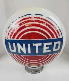 United One Piece Gas Pump Globe