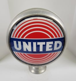 United Single Lens Gas Pump Globe