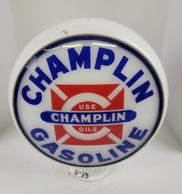Champlin Gasoline Gas Pump Globe
