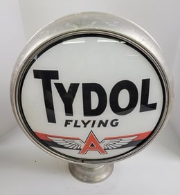 Tydol Flying A Gas Pump Globe