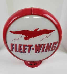 Fleetwing Red Capco Gas Pump Globe