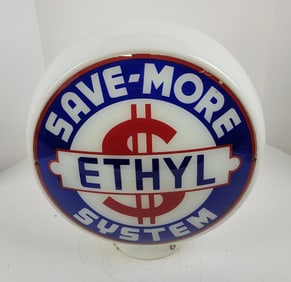 Save-More Ethyl 13.5" Glass Body Globe