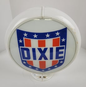Dixie Shield Gas Pump Globe