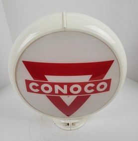 Conoco Gas Pump Globe