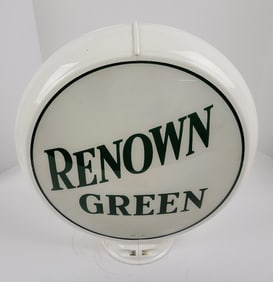Renown Green Gas Pump Globe