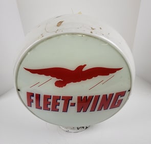 Fleetwing 13.5" Glass Body Gas Pump Globe