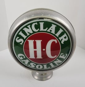 Sinclair H-C Red Dot Gas Pump Globe