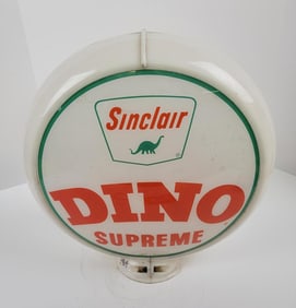 Sinclair Dino Supreme Gas Pump Globe