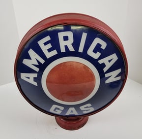 American Gas 15" Metal Body Gas Pump Globe