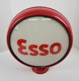 Esso 15" Metal Body Gas Pump Globe