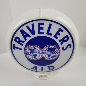 Travelers Aid Gas Pump Globe