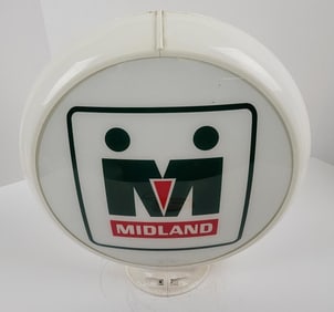 Midland Gas Pump Globe